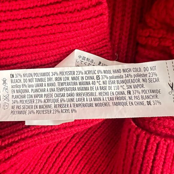 English Factory women's red sweater vest Size M - Picture 3 of 5